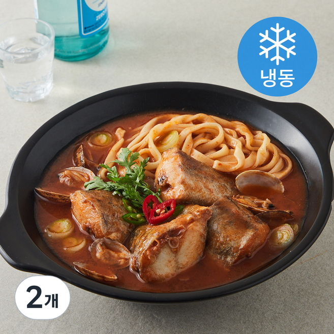조선전골 칼칼 얼큰 동태전골 (냉동), 2개, 920g