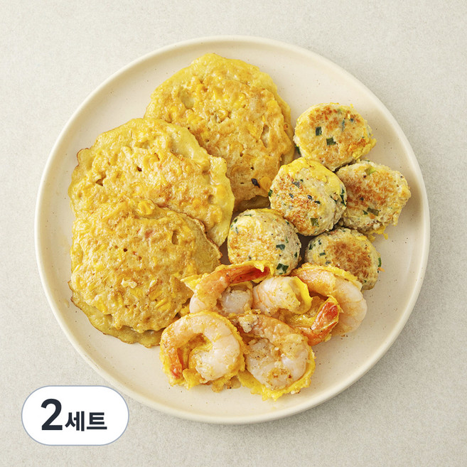 집반찬연구소 달콤옥수수전 140g + 새우전 60g + 동그랑땡 130g, 330g, 2세트