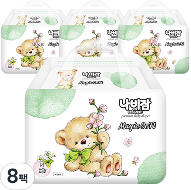 나비잠 밴드형 기저귀 아동공용, 소형(S), 352매