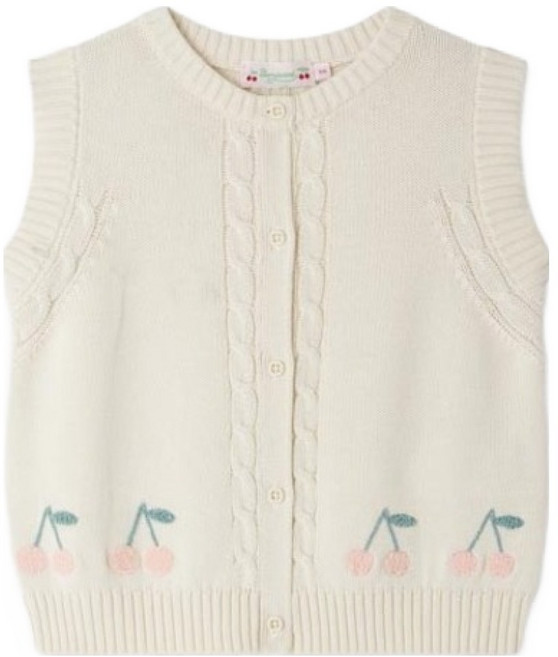 봉쁘앙 여아용 조끼 ERINI