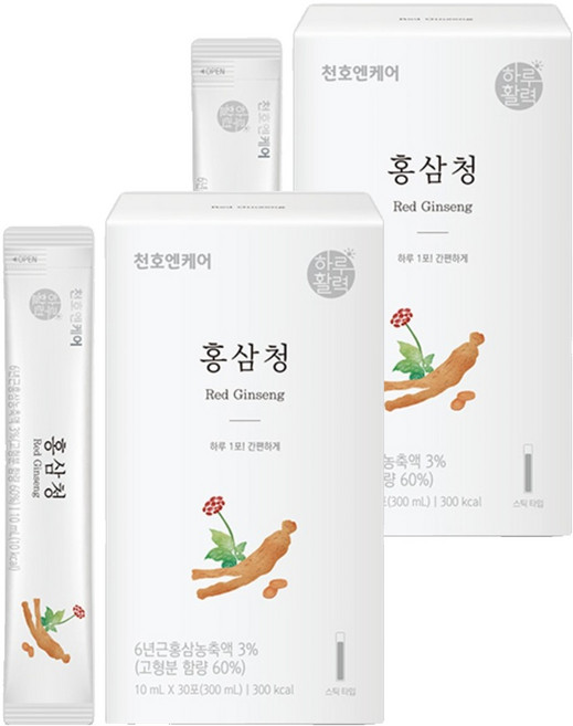 천호엔케어 홍삼청, 300ml, 2개