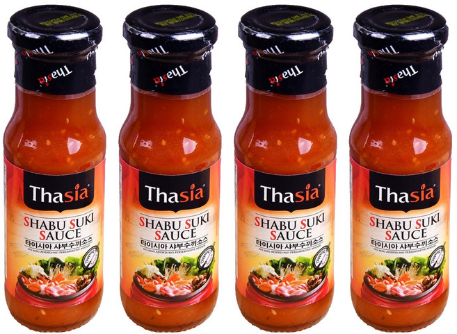 타이시아 샤부수끼 소스, 170g, 4개