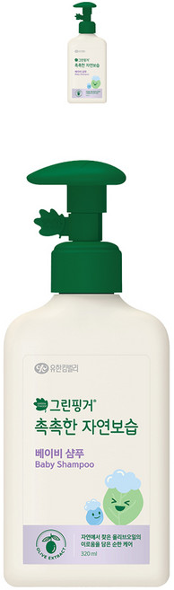 그린핑거 촉촉한 자연보습 샴푸 +샴푸, 320ml, 2개