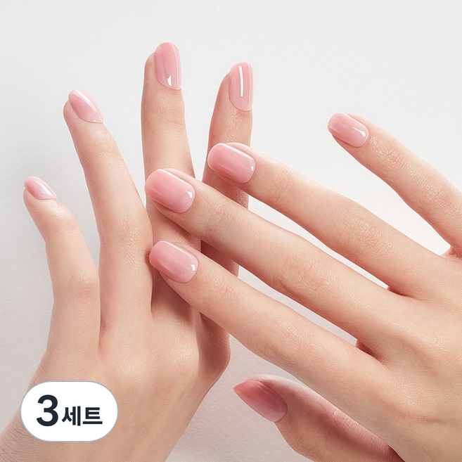 데싱디바 매직프레스 네일팁 30p 세트, 샤이핑크, 3개