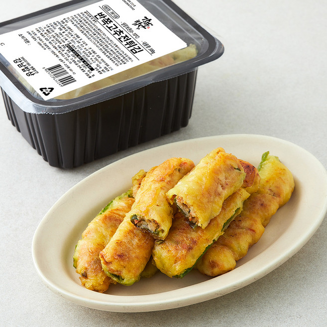 강남밥상 반쪽고추전튀김, 300g, 1개