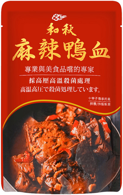 和秋 麻辣鴨血, 450g, 1包