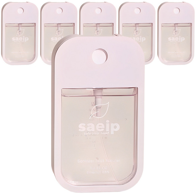 saeip 세니타이저 미스트 손소독제 네츄럴 무향, 40ml, 6개