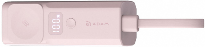 ADAM elements 亞果元素 5合1口袋型行動電源 5000mAh, 粉色, VIONTA P5 Pro
