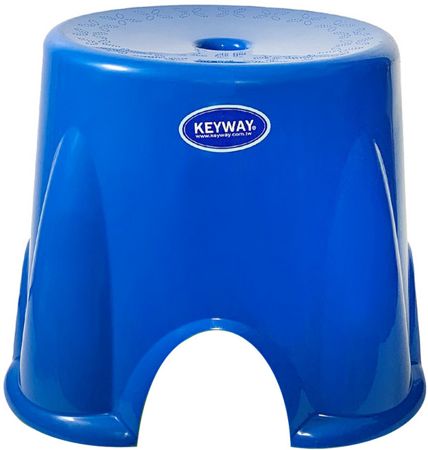 KEYWAY 聯府 圓塑膠椅 42.5 x 42.5 x 30.2cm, 顏色隨機, 1個