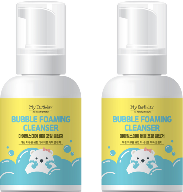 마이얼스데이 버블 포밍 클렌저, 300ml, 2개