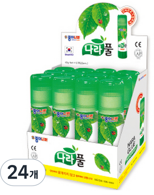 종이나라 나라풀 딱풀, 40g, 24개