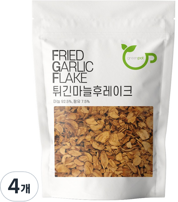 그린팟 튀긴마늘 후레이크, 500g, 4개