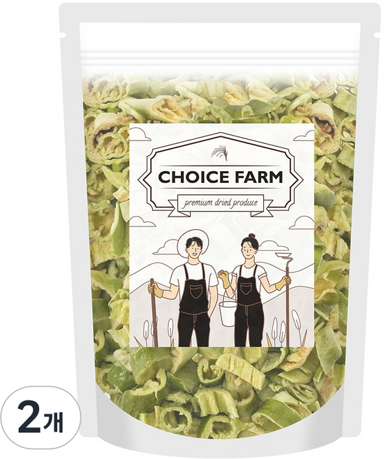 Choice Farm 原形即食冷凍乾燥青陽辣椒切片, 2個, 40g