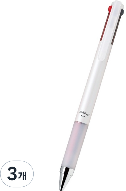 PILOT 百樂 Juice up 3色多色筆 0.4mm, 3個, 白色