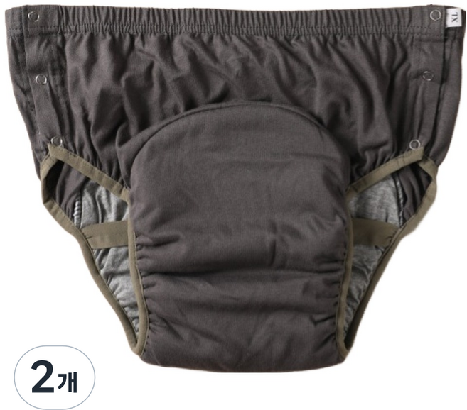 해피마인 남녀공용 기저귀 보호 방수커버 블랙 M(허리 90~108cm), 중형, 2개, 1개입