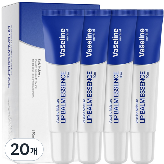 메르헨트 바세린 모이스처 립밤 에센스, 무향, 10ml, 20개