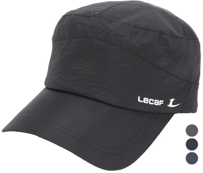 LECAF 男款棒球帽 LE4C105BLK, 1個, 黑色