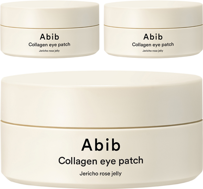 Abib 阿彼芙 台灣公司貨 復活草膠原蛋白眼膜, 60片, 3罐