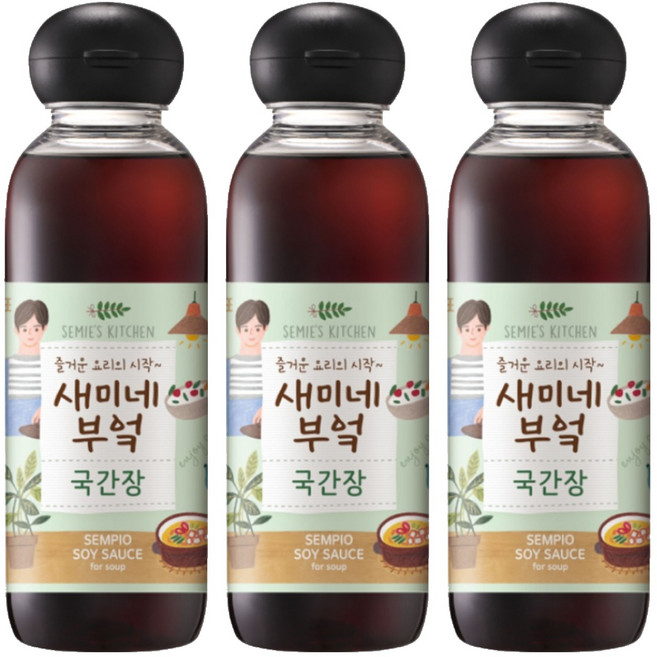 새미네부엌 국간장, 450ml, 3개