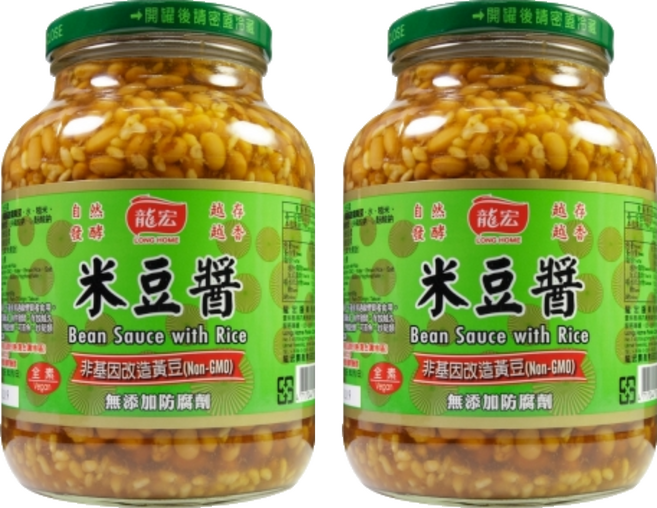 龍宏 米豆醬, 900g, 2罐