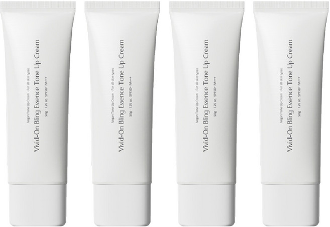 비비드온 블링 에센스 톤업크림 SPF50+ PA+++, 50g, 4개