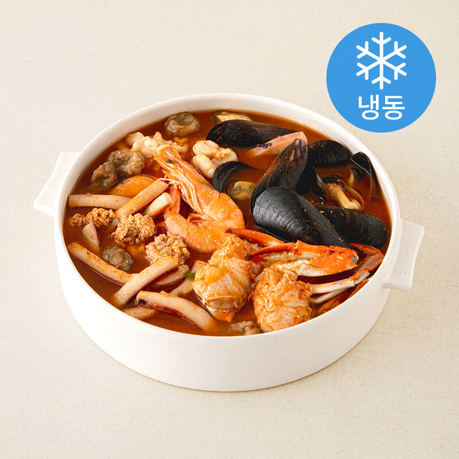 바다자리 매콤시원한 해물탕 (냉동), 650g, 1개