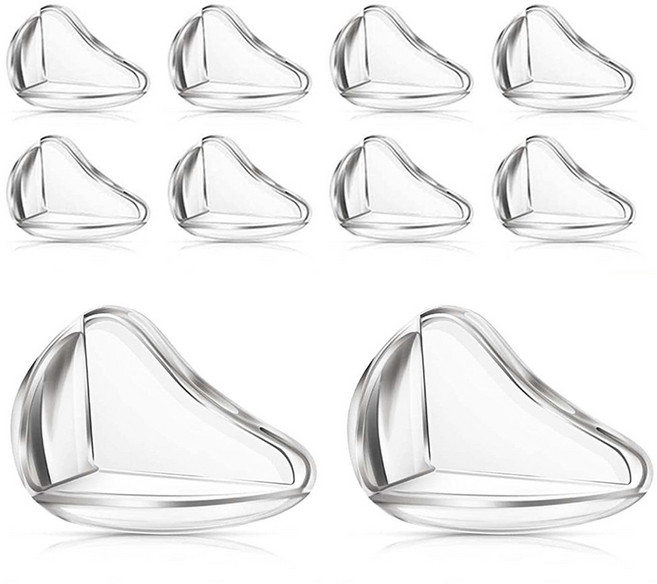 아이끌레 물방울 모서리보호용품, 투명, 10개