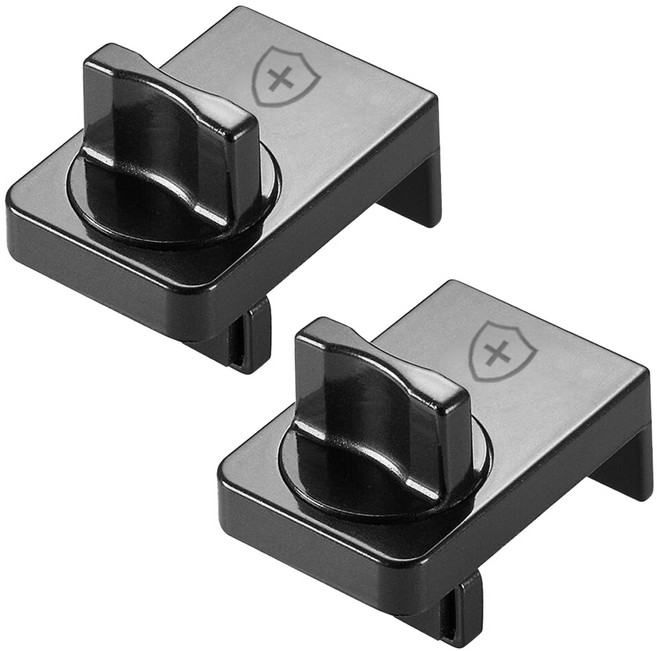 마터혼 창문 안전장치 2p, 블랙, 1세트