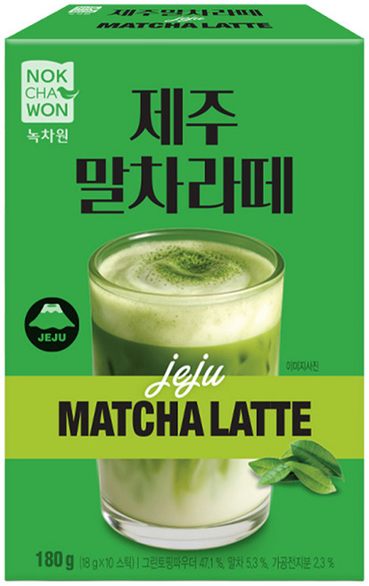 녹차원 제주말차 라떼분말, 18g, 10개입, 1개