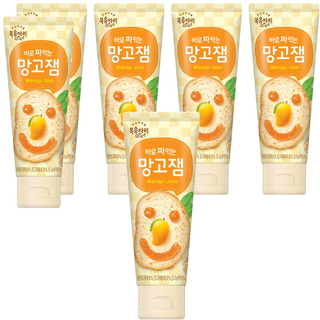 복음자리 바로 짜먹는 망고잼, 100g, 6개