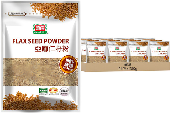 薌匯 亞麻仁籽粉, 250g, 24包