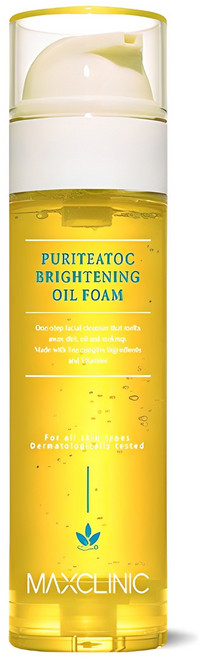 맥스클리닉 퓨리티톡 브라이트닝 오일 폼, 110g, 1개