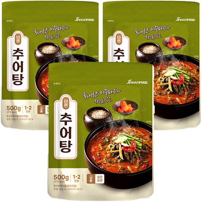 Jinhan Food 泥鰍湯, 500g, 3個