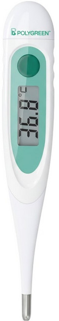 Polygreen 沛綠康 10秒電子體溫計 軟頭 KD-1501, 1支