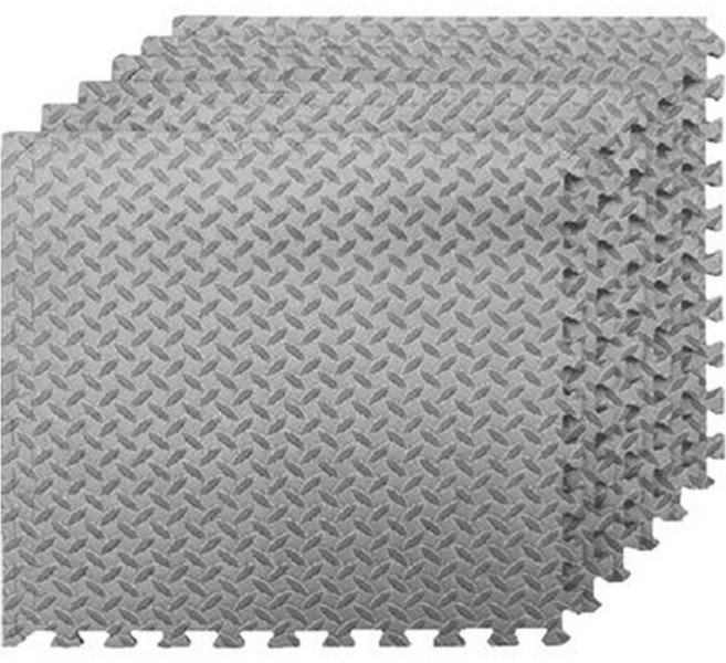 소리안나 소프트 홈짐 헬스 매트, 그레이, 6개