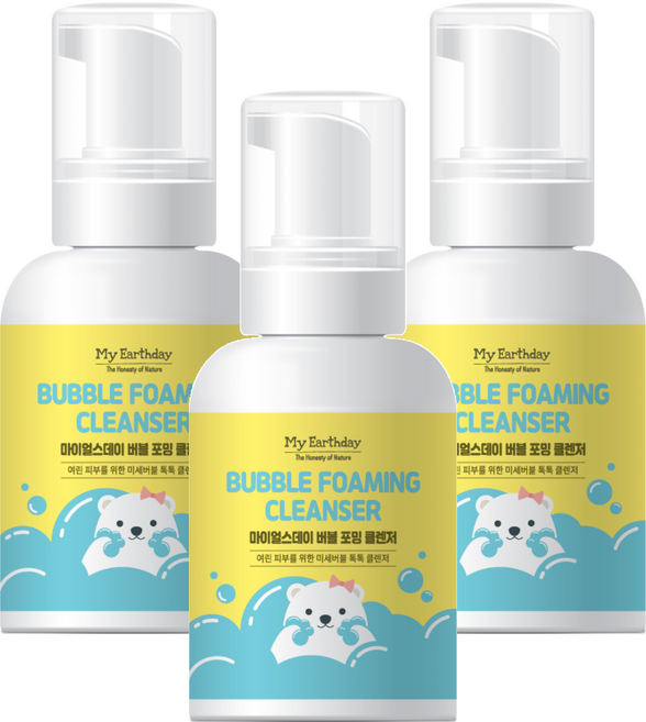 마이얼스데이 버블 포밍 클렌저, 300ml, 3개