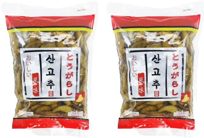 토호식품 산고추, 500g, 2개