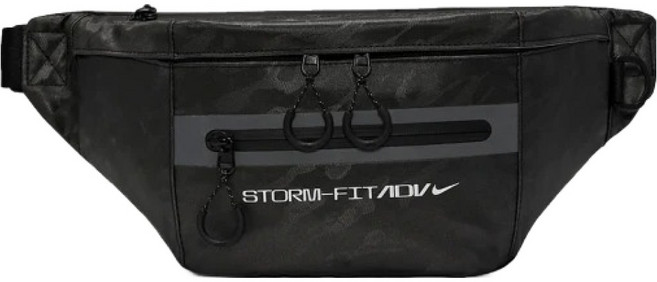 NIKE 耐吉 腰包 男女 nk elemental pro wp - sf adv-fz6370010, 1入, 黑色