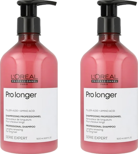 L'OREAL PROFESSIONNEL 巴黎萊雅PRO 髮韌洗髮精 LP SE PRO LONGER 500ml 減少髮絲斷裂, 2瓶