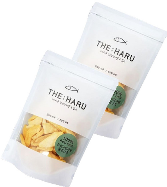 더하루칩스 복숭아칩, 100g, 2개