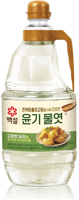 백설 윤기 물엿, 1개, 2.45kg