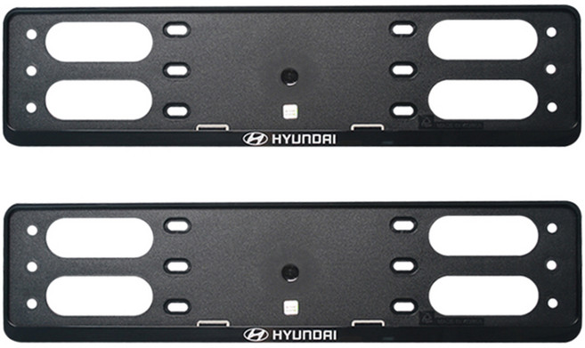 카템 현대모비스 정품 플레이트 번호판프레임, 2개