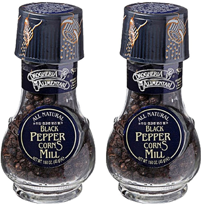 드로게리아앤알리멘타리 통흑후추밀, 45g, 2개