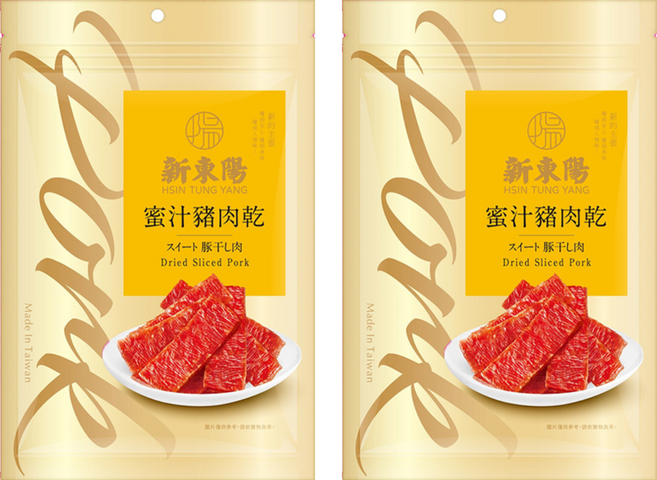 新東陽 蜜汁豬肉乾, 100g, 2包