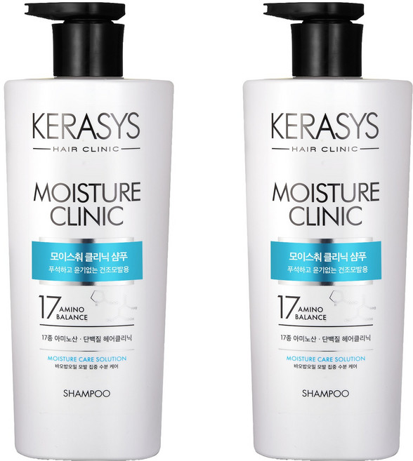 케라시스 모이스춰 클리닉 단백질 샴푸 플로럴파우더향, 600ml, 2개