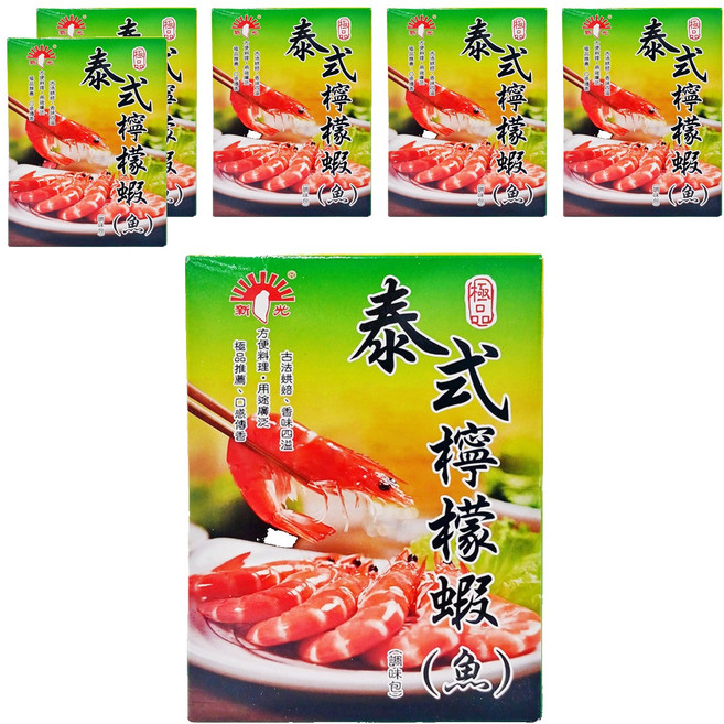 新光洋菜 泰式檸檬蝦調味包, 300g, 6盒