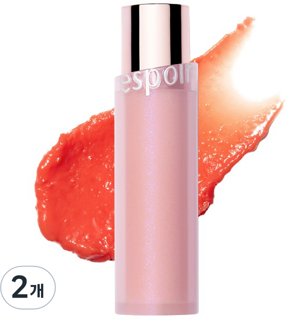 에스쁘아 베어 글로우 립밤, 2호 스퀴즈드, 3g, 2개