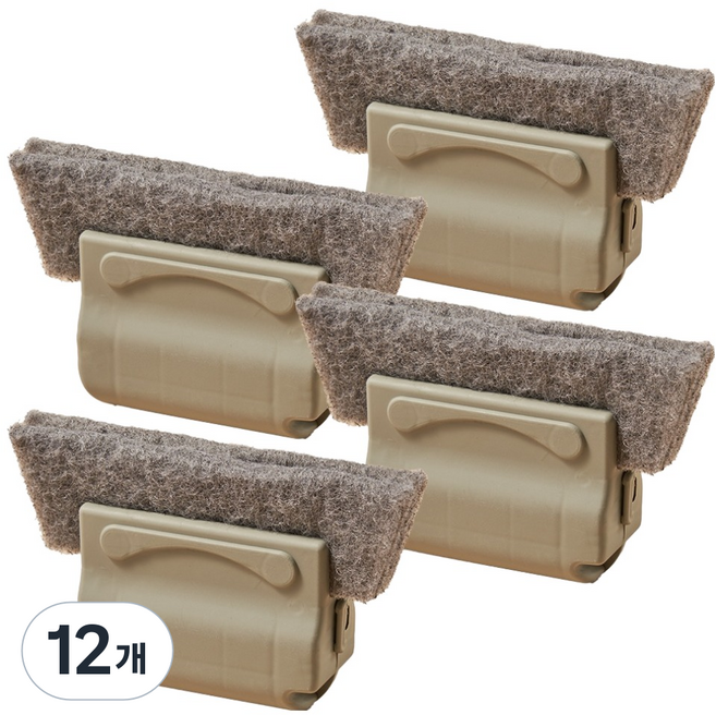 아케이바이 고급형 창틀 청소부, 12개, 혼합색상