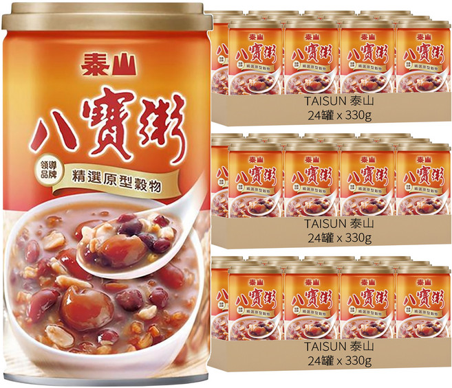 TAISUN 泰山 八寶粥, 330g, 72罐