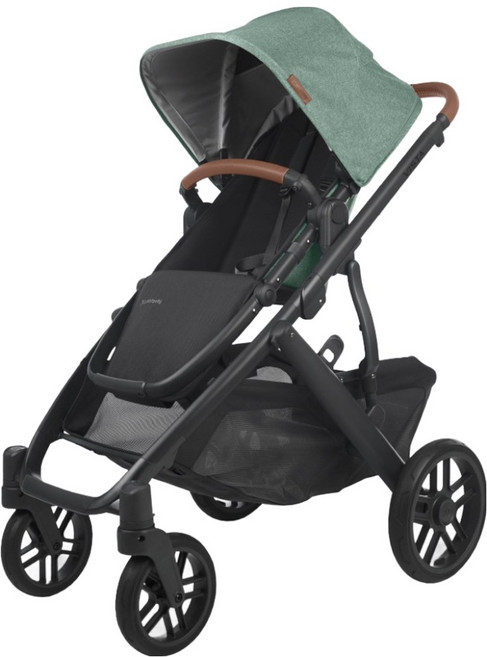 UPPAbaby 美國 VISTA V2 王者之尊旗鑑推車, 森林綠色 + 黑色, 1個